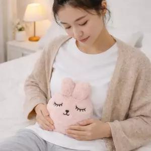 아이방 필수 방한용품 토끼 온수팩 300ml