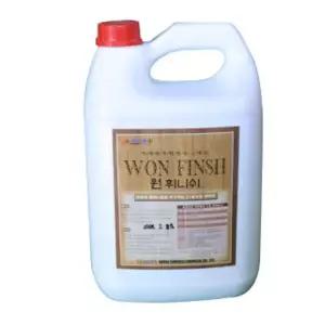 원휘니쉬 B6M6J3X3 마루 코팅제 3.75L 목재 원목 바닥 광택제 청소 광택 건물청소