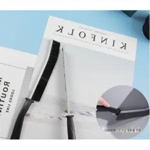 욕실 주방 타일 모서리 틈새 얇은 청소솔 세탁기 고무패킹 창틀 브러쉬 1P