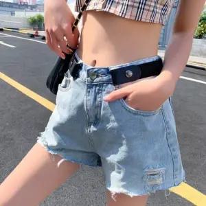 [룽스_62]탈부착 편한 조임없는 버클 프이즈 밴딩 벨트