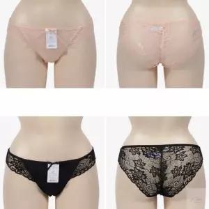 (망고슈슈)레이스 라인 삼각팬티 여성데일리면팬티 여성속옷팬티 안끼는팬티