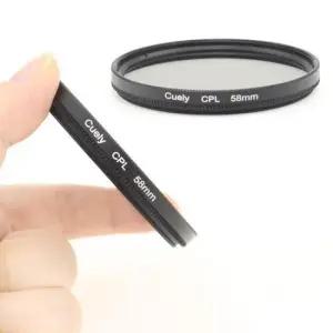 액세서리 카메라 CPL 필터 편광 렌즈 DSLR 소니 파나소닉 호환 43mm