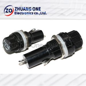 5개/몫 5x20mm 6x30mm 유리 퓨즈 하우징 5x20 6x30 보험 패널 마운트 홀더 용 튜브 소켓