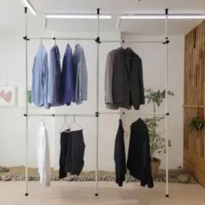 [하프클럽/]국산 튼튼한 25 파이 옷걸이 2단 행거 옷장 드레스룸