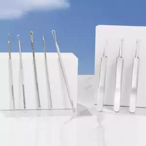 프리미엄 여드름 압출기 바늘 피지 압출기 8종 세트