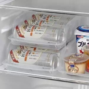 냉장고 수납바구니 500ml 캔 냉장고정리함 냉장고수납함 냉장고캔정리 캔보관함 캔수납함