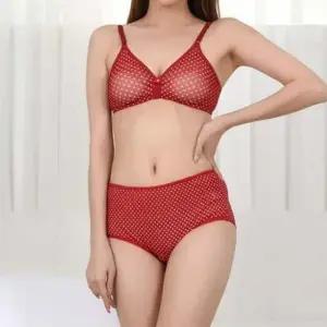 [라일리여성언더웨어] Rly 노와이어브라 팬티 세트 메쉬 레이스밴딩 쿨 49592113)