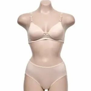 [라일리여성언더웨어] Rly 노와이어브라 팬티 세트 여자팬티세트 브라세트 작 49592491)