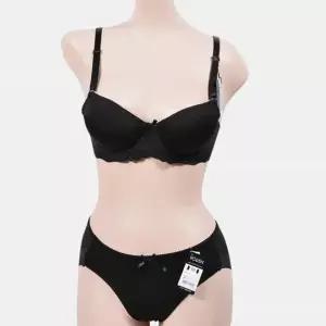 [라일리여성언더웨어] Rly 와이어브라 팬티 세트 3 4컵브라 레이스 여성브 49592345)
