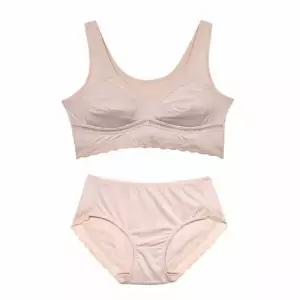 [라일리여성언더웨어] Rly 런닝형브라 팬티 세트 레이스팬티 노와이어세트 팬 49592279)