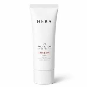 [웰빙창고] 헤라 UV 프로텍터 톤업 선크림 50ml 피치