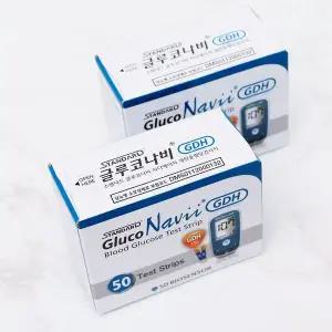 [NS홈쇼핑]글루코나비 GDH 혈당시험지 100매+채혈침100개+알콜솜100매[35231598]