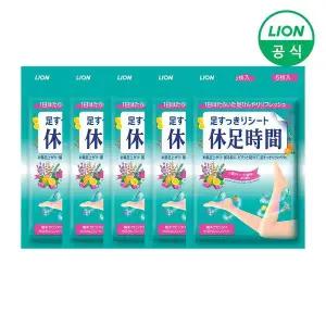 [NS홈쇼핑][라이온] 휴족시간 쿨링시트 6매입 X 5개 (총30매)[32256808]