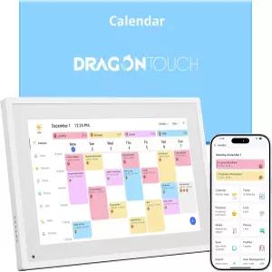 드래곤 터치 10.1인치 디지털 캘린더 안무 차트 - 인터랙티브 터치스크린 스마트 패밀리 플래너 하스