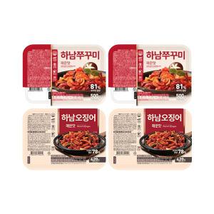 하남쭈꾸미 매운맛 500g, 2개 + 하남오징어 매운맛 420g, 2개