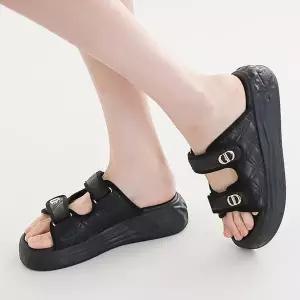 [롯데백화점]원더슈즈 원더슈즈 러블리 퀼팅 슬리퍼&샌들 5CM PP-170
