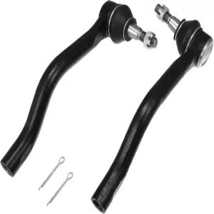 X AutoHAUX 2pcs 전면 외부 타이 로드 엔드 링크 서스펜션 스티어링 ES800357 닛산 알티마 2007-2015