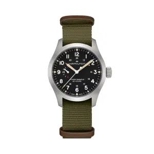 해밀턴 H69509930 카키필드 남성 나토밴드 메커니컬 40mm