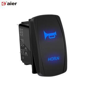 1PCS ON-OFF 순간 해양 스위치 20A 12VDC 자동 트럭 보트 방수 SPST 5PIN 파란색 듀얼 LED