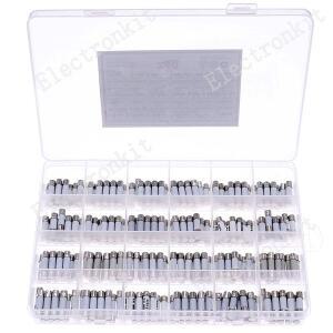 240Pcs 24 값 5x20mm 고속 블로우 세라믹 퓨즈 250V 0.1A 0.25A 1A 2A 3A 3.15A 4A 5A 6A 6.3A 8A