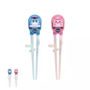 로이젓가락 로보카폴리 에디슨 젓가락 1단계 (폴리+앰버) 2개세트