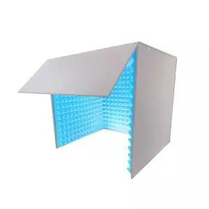 조립식 발전기 독서실 80X80cm 소음차단 부스 방음벽 박스 방음 방송