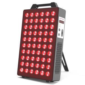 본타니 레드 라이트 테라피, 660nm 850nm 2파장 근적외선 장치, 60개의 듀얼 칩 임상 등급 LED, 리모컨, 얼굴, 신체, 피부용 타이머, , BO-300(블랙)
