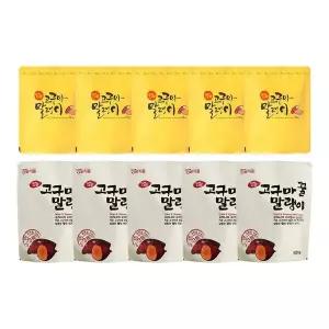 [NS홈쇼핑]땅끝해남 고구마말랭이70g x5봉+고구마말랭이100g x5봉[35939297]