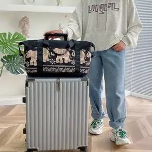 여행 숄더백 보조가방 캐리어 결합 동남아 스타일 남성가방
