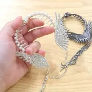 천사 머리핀이야기 큐빅 올림머리 포인트 악세서리