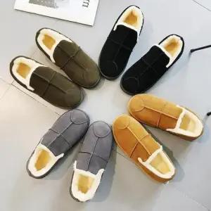 겨울털신발 양털모카신 마이코 퍼