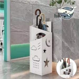 모던 우산 정리함 다기능 세로 수납 화이트 우산정리함 우산거치대