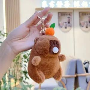 귀여운 카피바라 인형 키링 열쇠고리 굿즈 가방 WFJ6UPJ
