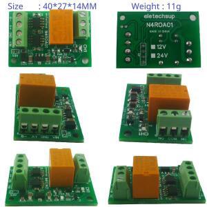 3A 마이크로 전력 소비 RS485 릴레이 모듈 홈 오토메이션 및 제어 시스템용 소형 Modbus RTU N4ROA01