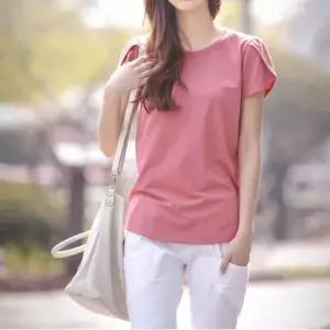 깔끔한데일리룩 베이직반팔티 반팔티여름 여성반팔티기본반팔티 코디
