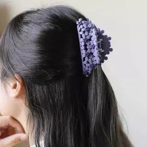 보석집게핀 핀 진주 집게 큐빅 반머리집게핀