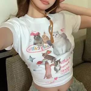 ( )여성반팔 세미크롭반팔티 크롭티 크롭반팔 여성여름티셔츠 여자반팔 크롭반팔티
