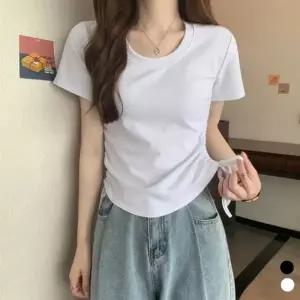 여성셔링티셔츠 LM-0431 반팔티셔츠 셔링반팔티셔츠 셔링반팔티 셔링티