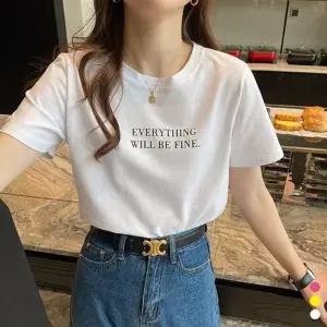 레터링 데이리만팔티 여자반팔티 심플 반팔티셔츠 여름반팔티 프린팅