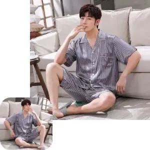 포에코 홈웨어 남자 반팔 상하의세트 파자마 여자 여성잠옷 여름 남여 커플