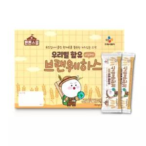 CJ 튼튼스쿨 우리밀함유 브랜웨하스 바닐라맛 360G×6개 /
