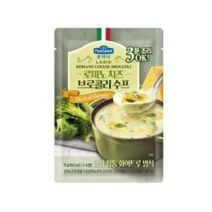 폰타나 브로콜리 수프 75g 파우치 브로콜리수프 즉석스프