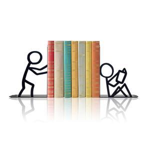 북엔드 장식 스쿨 귀여운 읽기 침실 오피스 장식을 금속 유니크 도서관 책장 데스크 위한