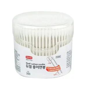 [룽스_62]듀얼 화장면봉 종이면봉 300p