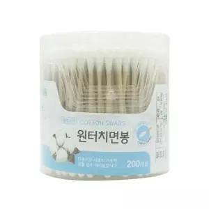 [룽스_62]화장 물기 제거 면봉 생활용품 귀지 귀청소 200p