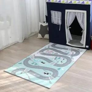 플레이러그 MUNECO 팜로드 극세사 아이방러그