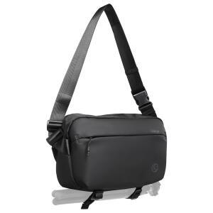ULANZI 카메라 슬링 백, 삼각대 홀더가 있는 방수 카메라 케이스, DSLR /SLR /미러리스 카메라 백 크로스바디 사진 작가용 - 블랙