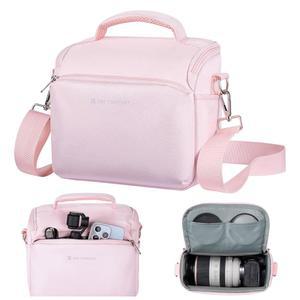 K&F CONCEPT 카메라 슬링 백 소형 크로스바디 카메라 케이스 DSLR /SLR /귀여운 컴팩트 숄더 사진 가방 사진 작가용