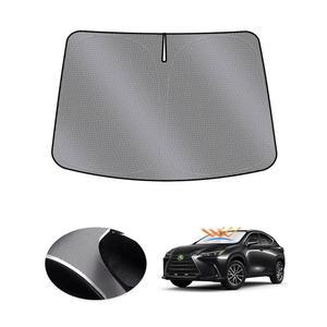 칼티스 2022-2025년형 2026년형 렉서스 NX250 NX350 NX350h NX450h+ 액세서리, Lexus NX 폴더블 선바이저 프로텍터를 위한 UPF50+ 반사 전면