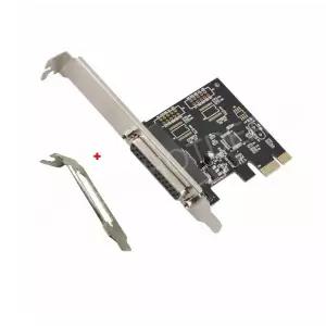 PCI-E 병렬 포트 DB25 LPT 프린터 카드 어댑터 로우 프로파일 브래킷 포함